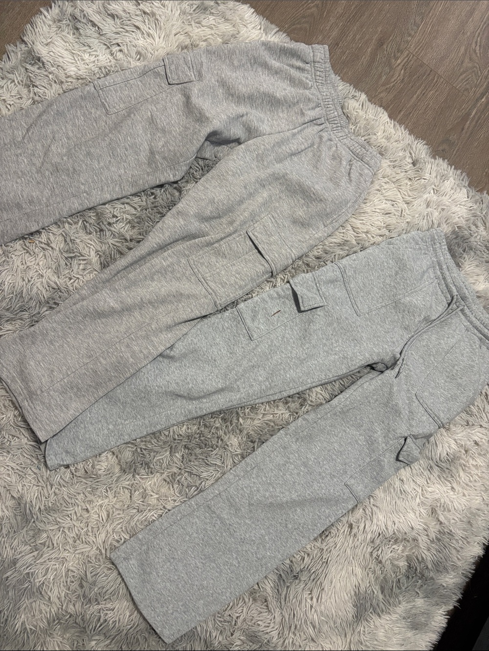 Gray Cargo Sweatpants Joggers set of two